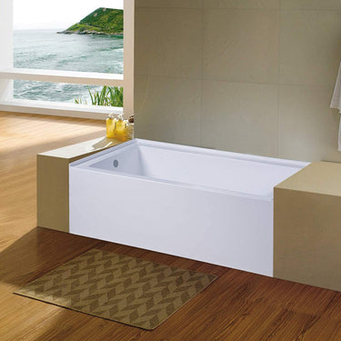Eviva EVTB3215-L-60WH Bathtub, 60, White Bathtub Eviva